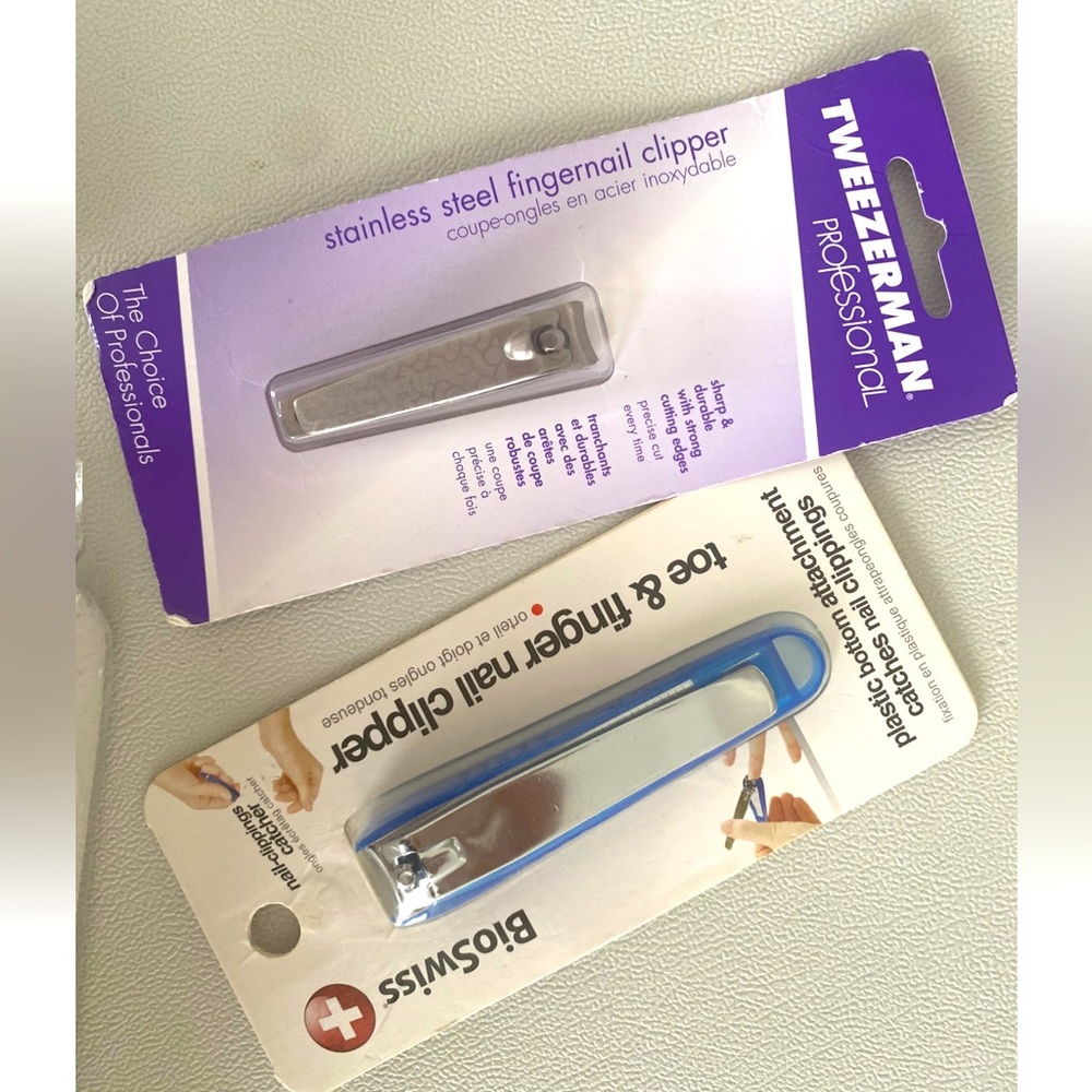 Tweezerman & BioSwiss Professional Stainless Steel Fingernail Clipper NWT